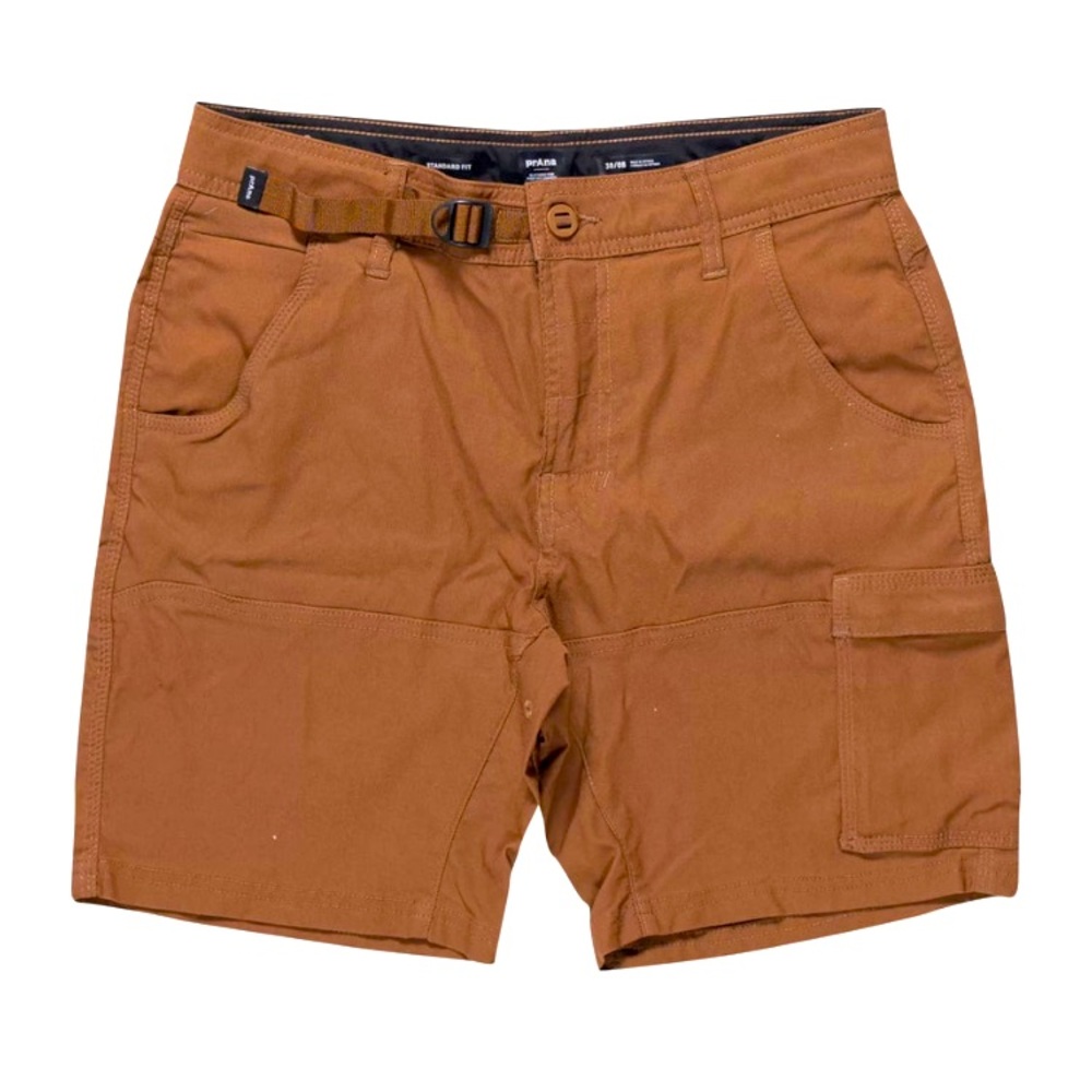 PrAna Zion Stretch Shorts Size 35 Brown Casual Cargo Outdoors Hiking Spo…